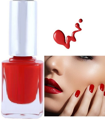 Jiwoo Creme Finish Nail Polish Long Lasting red