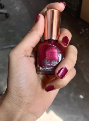 GFSU - GO FOR SOMETHING UNIQUE Quick Dry Paint With Chip Resistant Nail Polish shimmer red