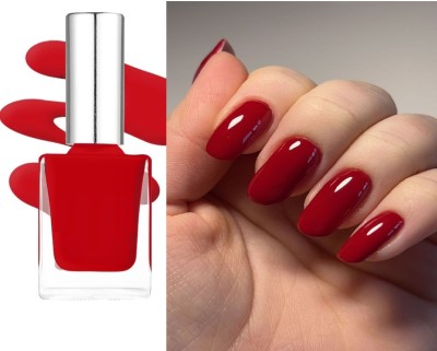 GABBU new Cherry Red Nail Polish designed for easy application at home Cherry red cherry RED