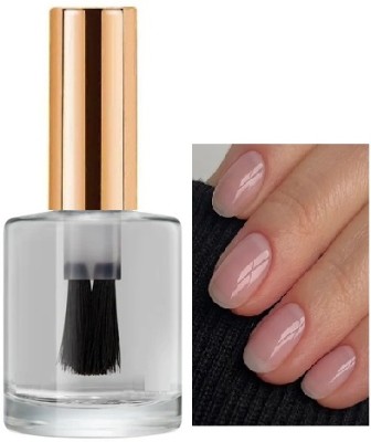 MYEONG Transparent Nail Polish Lustrous shine Long lasting Smooth Application Transparent