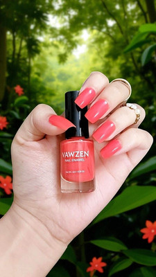 VAWZEN Nail Enamel, Quick Drying, High Shine, Long Lasting, Chip Resistant, Salmon Pink BH10