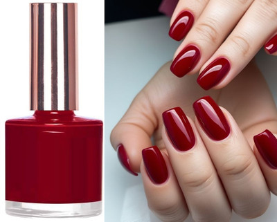 GFSU - GO FOR SOMETHING UNIQUE Glossy Finish Nail Polish With Quick Dry Formula maroon