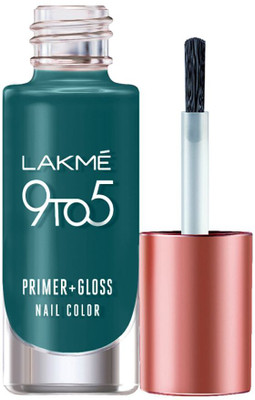 Lakmé 9 to 5 Primer + Gloss Nail Color EmeraldPower