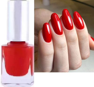 HUZURLU Best Red matte finish nail paint for women red