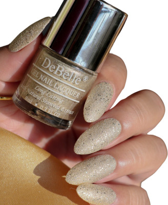 DeBelle Gel Nail Lacquer( Gold with Silver Glitter ) Sirius