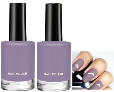 ADJD Combo Nail Polish with Glossy Gel Finish Long-Lasting Mauve Nail paint Mauve