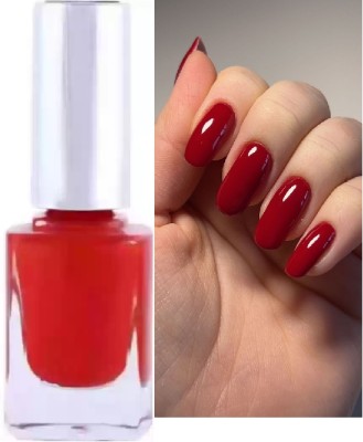 HUZURLU Shine Long Lasting Non-Toxic Professional Nail Polish sangria red Cherry red