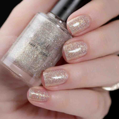THTC Smooth or Perfect Finish Quick-dry Formulated nail polish glitter