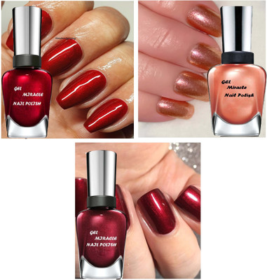 GULGLOW99 Professinoal Metallic Finish Nail Polish For Waterproof Star Shine Combo multicolor