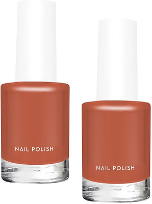 ADJD Combo Nail Polish with Glossy Gel Finish Quick Dark Coral drying Dark Coral
