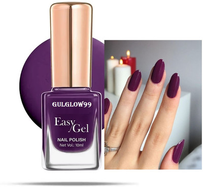 GULGLOW99 Quick-Drying Nail Paint and High Glass Nail Polish purple purple