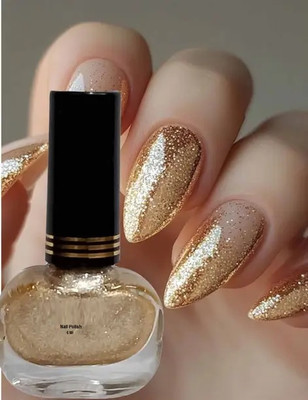 GFSU - GO FOR SOMETHING UNIQUE Shimmer High-Shine Long Lasting Non Toxic Nail Polish Gold