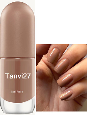 tanvi27 Nail Lacquer Quick DryLight brown Long Lasting Nail Polish Light brown
