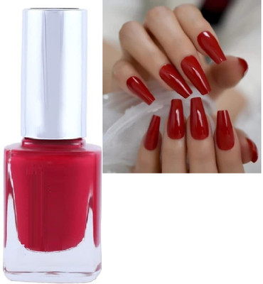 GABBU Best Cherry Red Nail Polish designed for easy application at home CHERRY RED