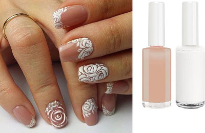 tanvi27 INSTANT NAIL PAINT FOR STYLING NAILS QUICK DRY MANHATTAN.WHITE MANHATTAN, WHITE(Pack of 2)