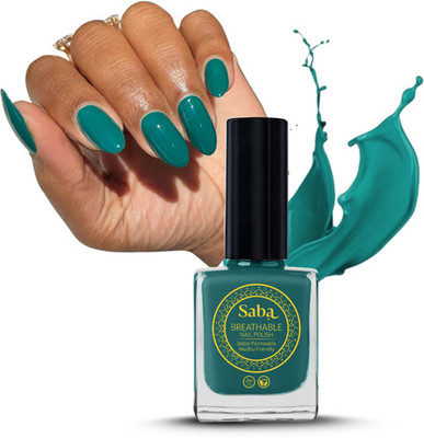 Saba Breathable Nail Paint 12 ml | EMERALD GREEN Red