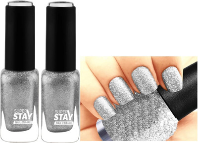 GABBU Silver Nail polish colors are made with 21 Non-toxin free formula Silver