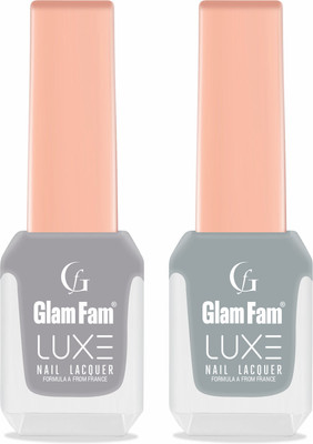 Glam Fam Luxe Slate Grey and Spanish Grey(Pack of 2)