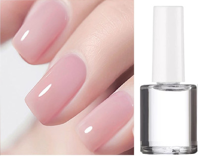 GABBU Transparent Nail Paint with High Gloss Finish Clear Top Coat Nail Polish**1 Transperent