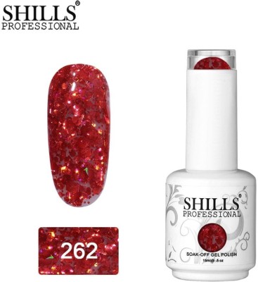 Shills Professional UV LED Soak Off Laser Glitter Gel Polish 262