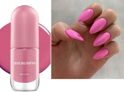GULGLOW99 High Shine Gloss Chip Resistant, Quick Drying Nail Paint LIGHT PINK