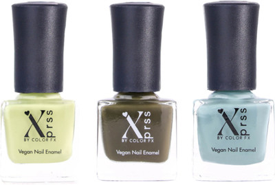 Color Fx Xprss Vegan Nail Enamels 308-309-310 Multicolor(Pack of 3)
