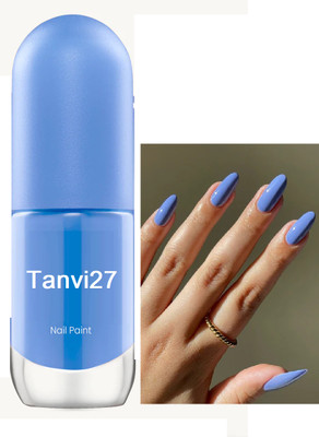 tanvi27 Nail Lacquer Quick Dry Long Lasting Easen blue Nail Polish Easen blue