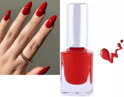 Jiwoo High coverage Paraben Free wateproof nail paint Cherry red