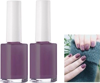 THTC COMBO INSTANT NAIL PAINT FOR STYLING NAILS QUICK DRYING PEARL VIOLET PEARL VIOLET(Pack of 2)