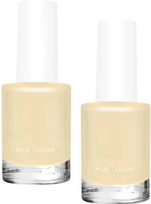 ADJD Combo Nail Polish with Glossy Gel Finish Quick Lemon bar drying Lemon bar