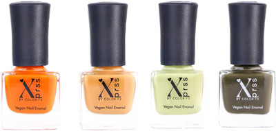Color Fx Xprss Vegan Nail Enamels-306-307-308-309 Multicolor(Pack of 2)