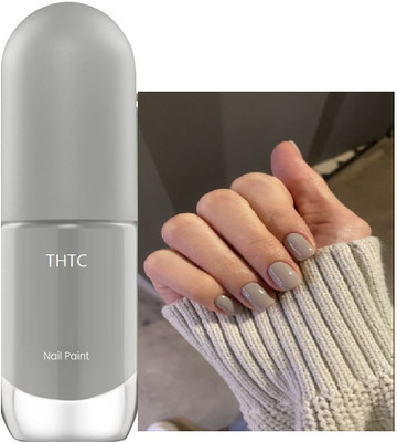 THTC Lustrous shine| Long lasting | Smooth Application nail polish GREY