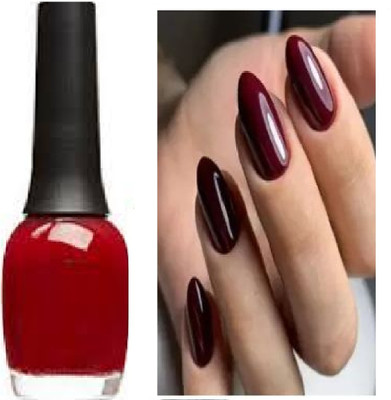 Luipui amazing nail paint matte look maroon pack of 1 maroon