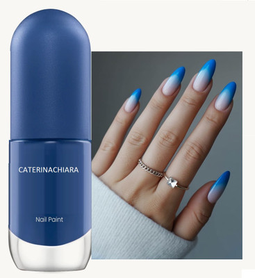 CATERINACHIARA Best Quick Drying, Long Lasting, Chip Resisting Nail Paint Nice blue