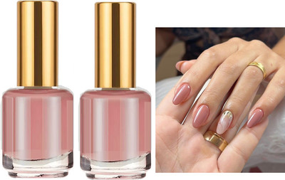 Jiwoo Long Lasting, Quick Dry Polish With Chip Resistant rose pink