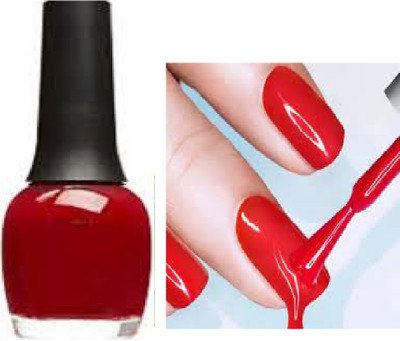 Luipui matte red excellent elegant nail paint amazing perfect awesome pack of 1 red