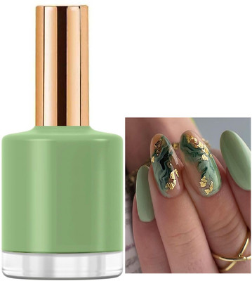 MYEONG Asparagus Nail Polish Lustrous shine Long lasting Smooth Application Asparagus