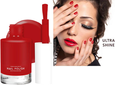 HUZURLU Matte Red nail polish lacquer red