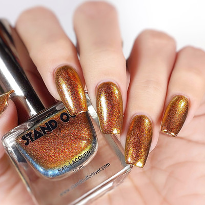 STAND OUT Multi Chrome Colour Changing Shimmer Iridescent Nail Polish Silken Secret