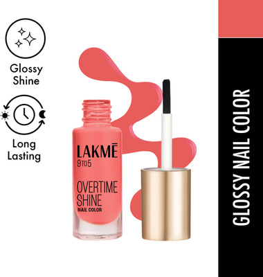 Lakmé 9 to 5 Primer + Gloss Nail Color MauveMacaroon
