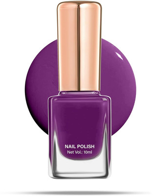 GABBU Glossy Finish Nail Polish With Quick Dry Formula Purple