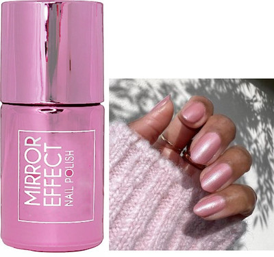 Latixmat Magic Mirror Effect Chrome Nail Art Polish Metallic LIGHT PINK