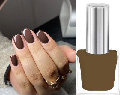 ADJD New Quick Dry Long Lasting Nail Polish Resisting Formula Brown Brown
