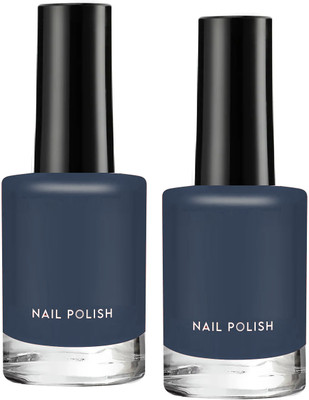 tanvi27 Combo Nail Paint Shiny Smooth Long Lasting Midnight blue Nail Polish Midnight blue
