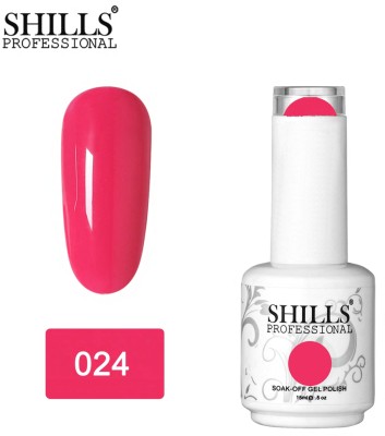 Shills Professional UV LED Soak Off Gel Polish 024 PINK