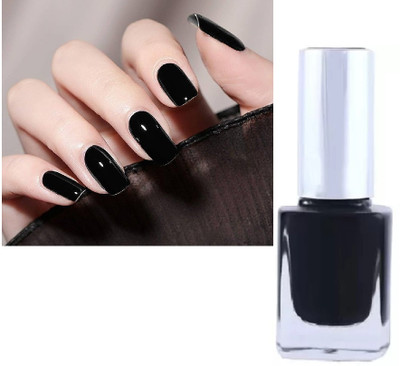 Jiwoo One Coat Single Stroke Application matte nail polish black