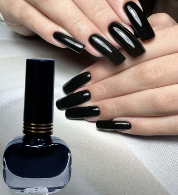 GULGLOW99 Long-Lasting Matte color Chip resistance, Gel Based Nail Polish BLACK