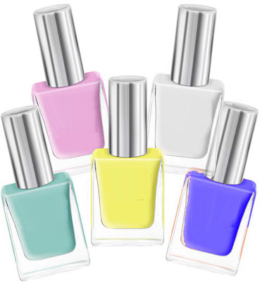 ADJD GLOSSY FINISH NAIL PAINT MULTI COLOUR WATERPROOF & LONG LASTING MULTI COLOUR