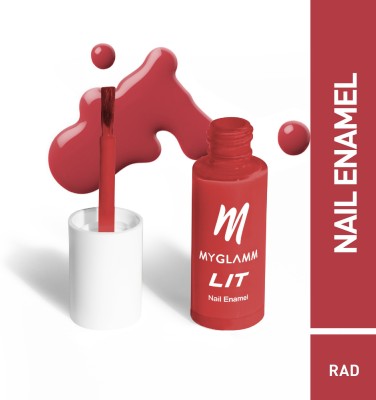 MyGlamm LIT NAIL ENAMEL -RAD Rad