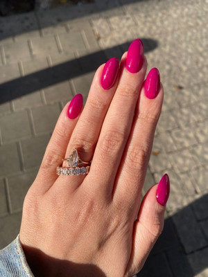 Jiwoo Quick Dry High Coverage Chip Resistant, Long Lasting Barbie Pink nailpaint Barbie pink
